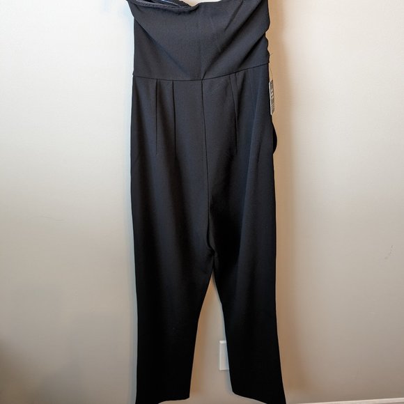 Express Black Strapless Jumpsuit - Picture 3 of 4